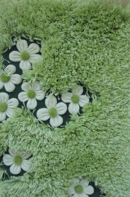 Lustrous viscose rugs | Silk-like sheen at affordable cost | Custom colors for architects